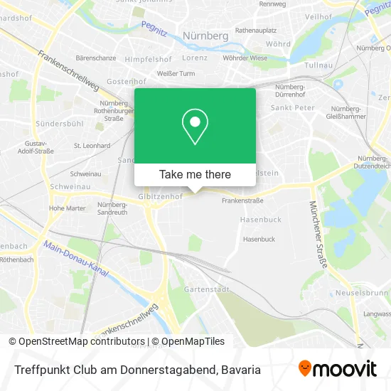 Карта Treffpunkt Club am Donnerstagabend