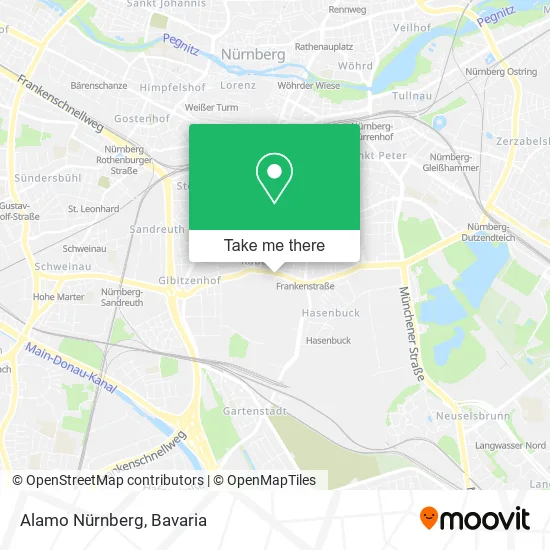Карта Alamo Nürnberg
