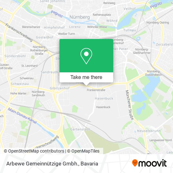 Arbewe Gemeinnützige Gmbh. map