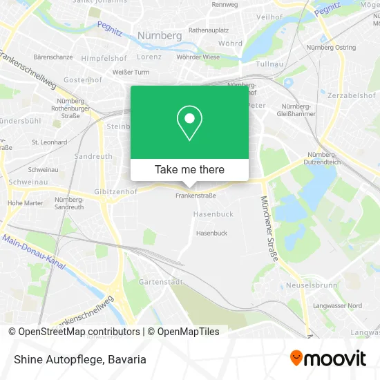 Shine Autopflege map