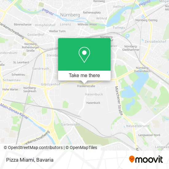 Карта Pizza Miami