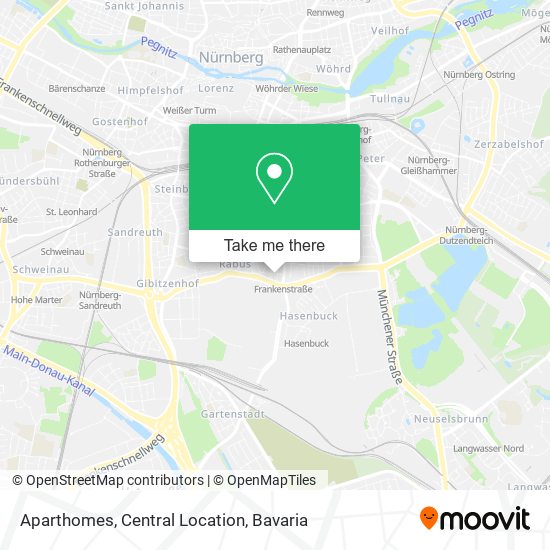 Aparthomes, Central Location map