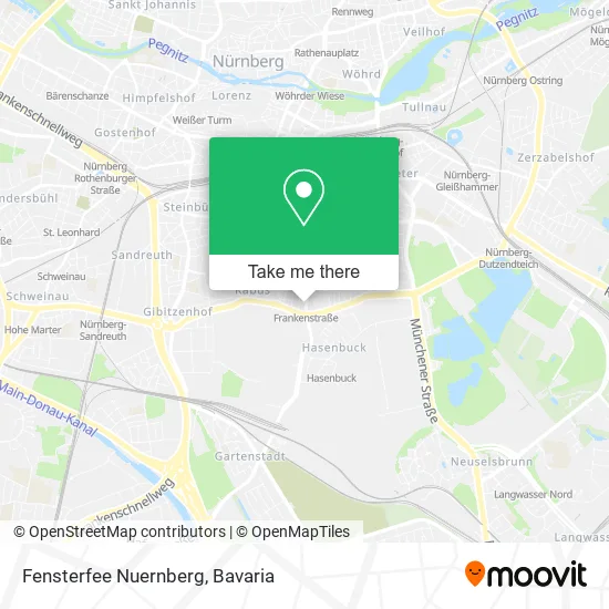 Карта Fensterfee Nuernberg