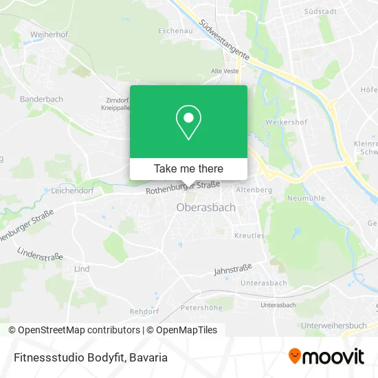 Карта Fitnessstudio Bodyfit