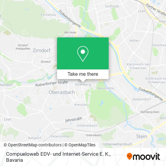 Карта Compueloweb EDV- und Internet-Service E. K.