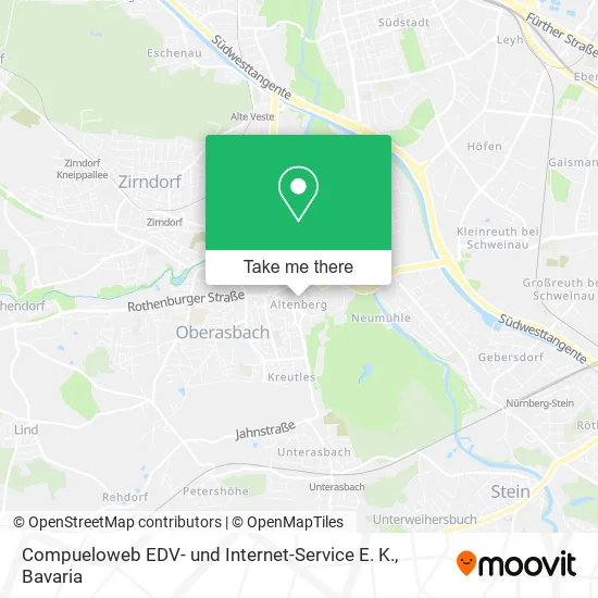 Карта Compueloweb EDV- und Internet-Service E. K.