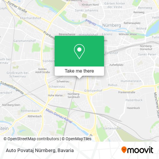 Auto Povataj Nürnberg map