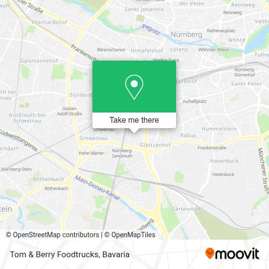 Tom & Berry Foodtrucks map