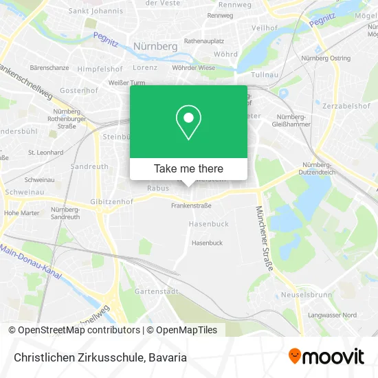 Карта Christlichen Zirkusschule