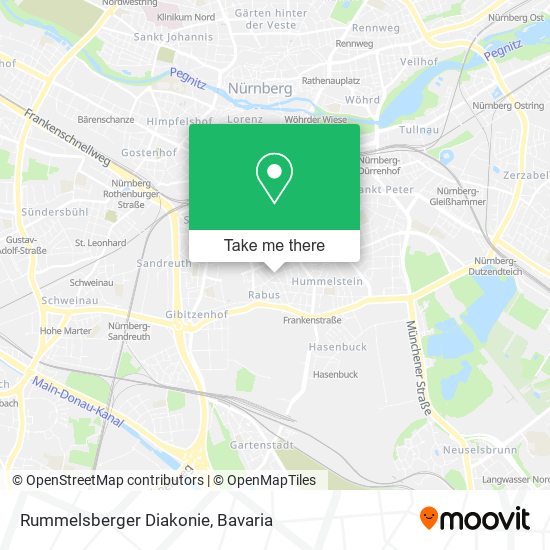Rummelsberger Diakonie map