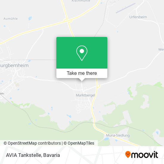 Карта AVIA Tankstelle