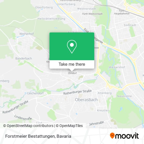 Forstmeier Bestattungen map