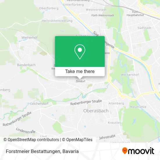 Forstmeier Bestattungen map
