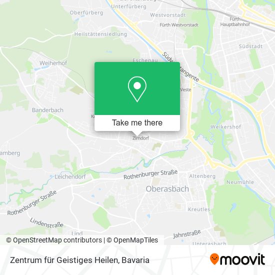 Карта Zentrum für Geistiges Heilen