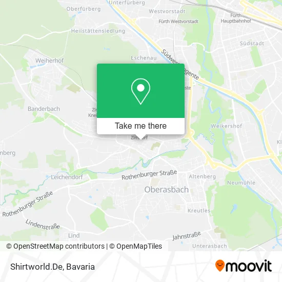 Карта Shirtworld.De