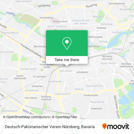 Deutsch-Pakistanischer Verein Nürnberg map