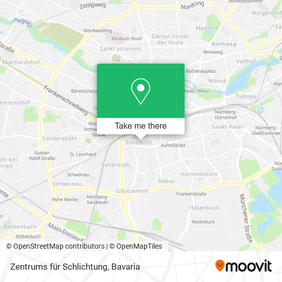 Карта Zentrums für Schlichtung