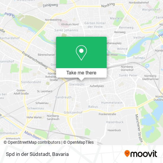 Spd in der Südstadt map