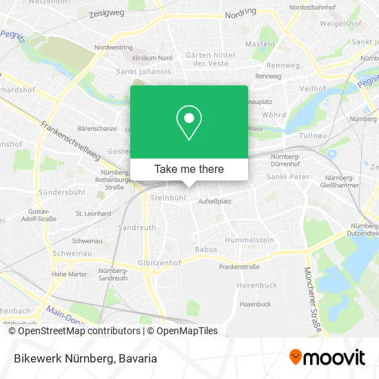 Карта Bikewerk Nürnberg