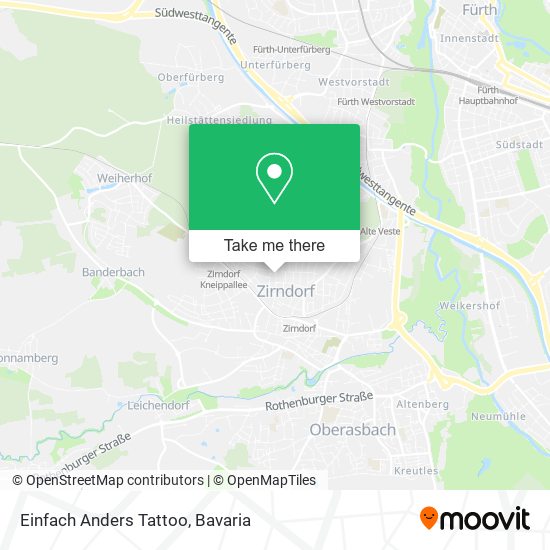 Einfach Anders Tattoo map
