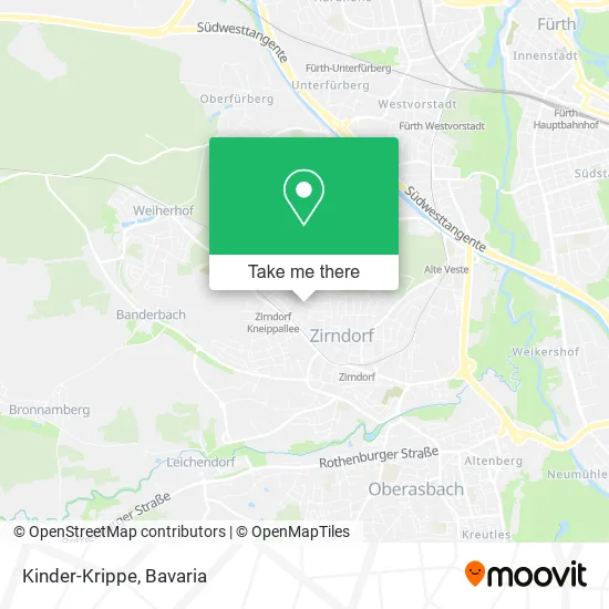 Карта Kinder-Krippe