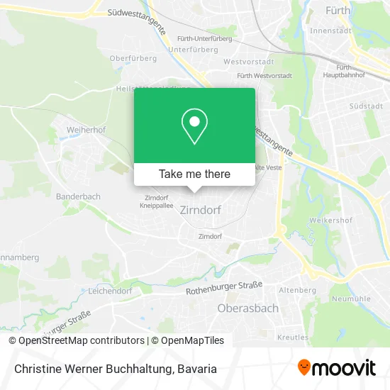 Карта Christine Werner Buchhaltung