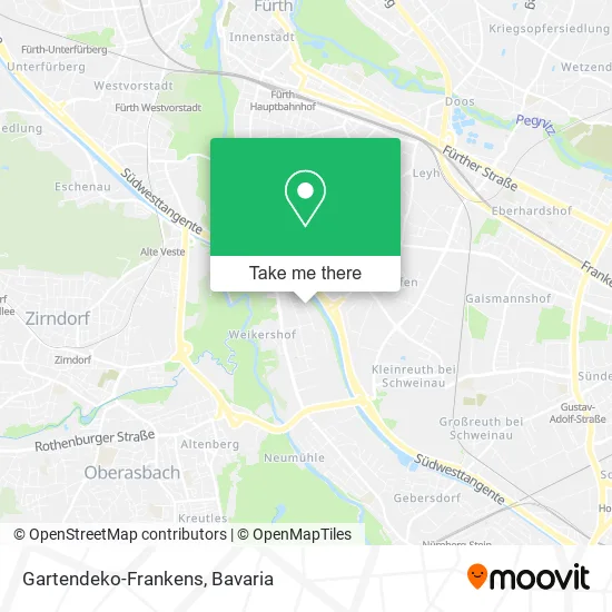 Карта Gartendeko-Frankens