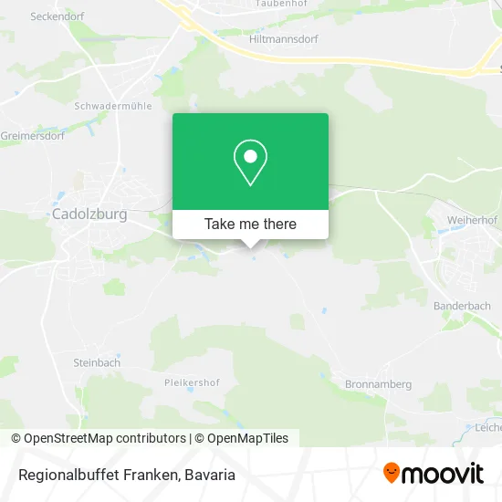Карта Regionalbuffet Franken