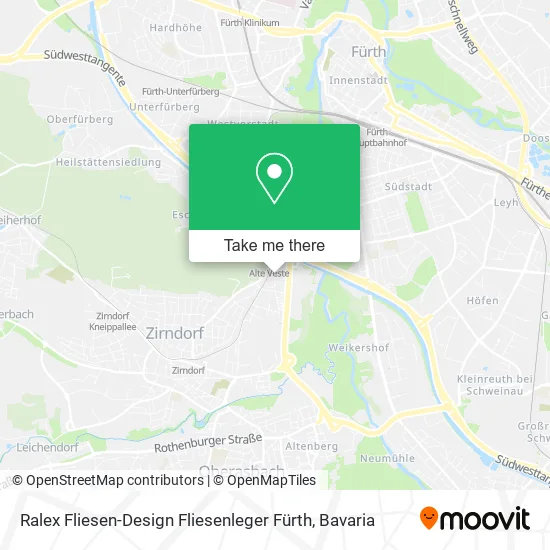 Карта Ralex Fliesen-Design Fliesenleger Fürth