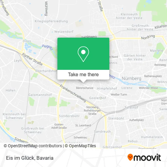 Карта Eis im Glück