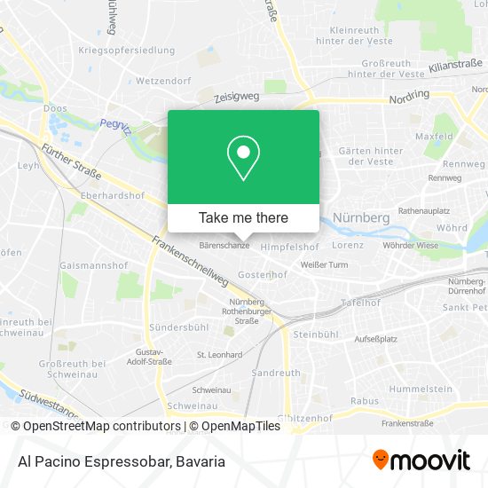 Карта Al Pacino Espressobar