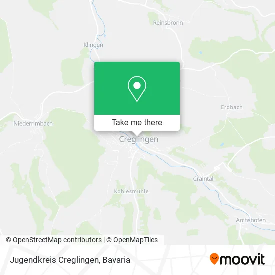 Карта Jugendkreis Creglingen