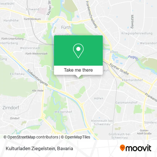 Карта Kulturladen Ziegelstein