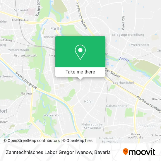 Карта Zahntechnisches Labor Gregor Iwanow