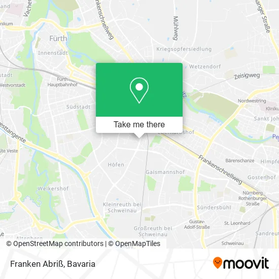 Карта Franken Abriß