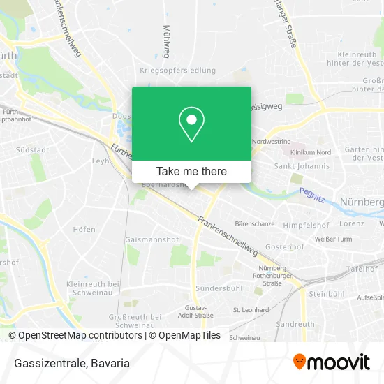 Карта Gassizentrale