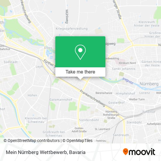 Mein Nürnberg Wettbewerb map