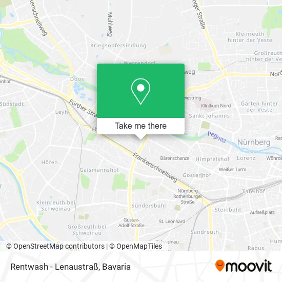 Карта Rentwash - Lenaustraß