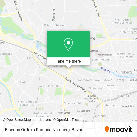Карта Biserica Ordoxa Romana Nurnberg