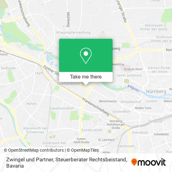 Карта Zwingel und Partner, Steuerberater Rechtsbeistand