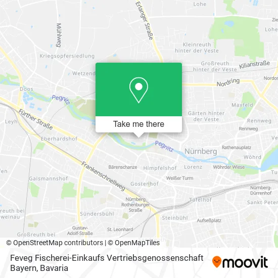 Карта Feveg Fischerei-Einkaufs Vertriebsgenossenschaft Bayern