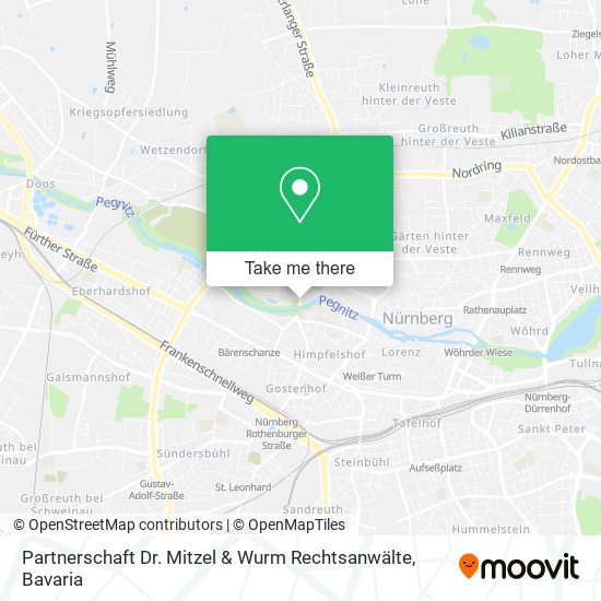 Partnerschaft Dr. Mitzel & Wurm Rechtsanwälte map