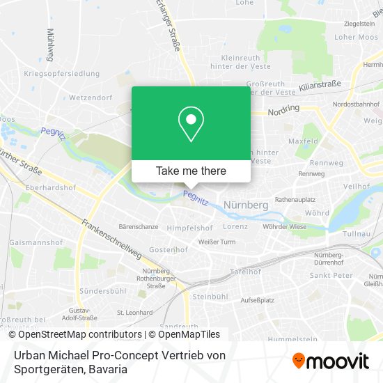 Urban Michael Pro-Concept Vertrieb von Sportgeräten map
