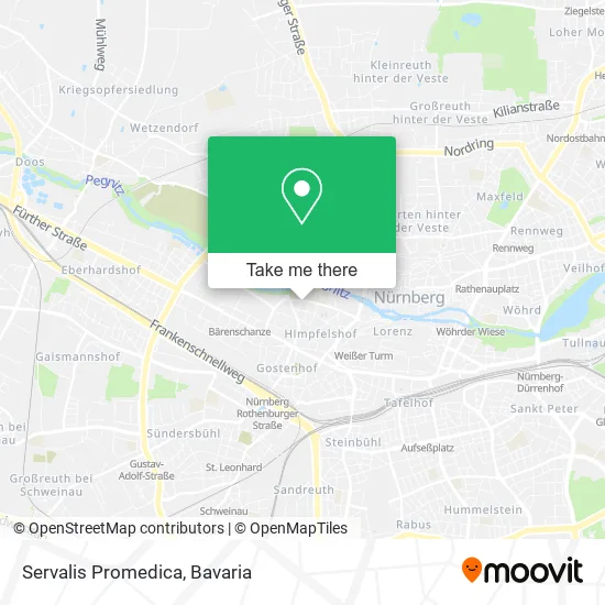 Servalis Promedica map