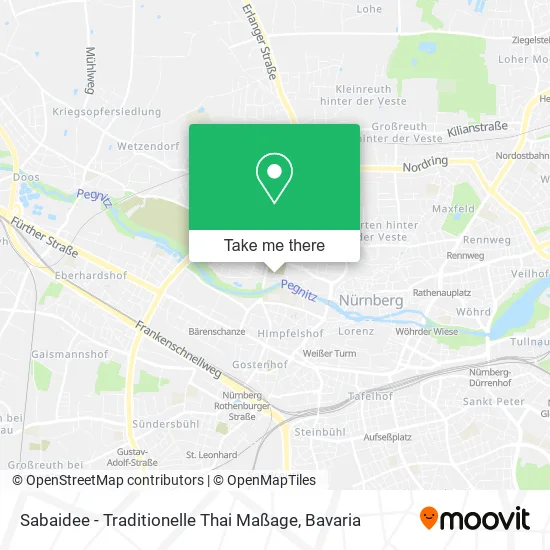Карта Sabaidee - Traditionelle Thai Maßage