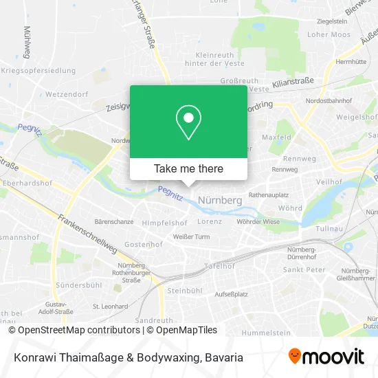Карта Konrawi Thaimaßage & Bodywaxing