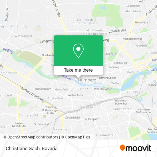 Карта Christiane Gach