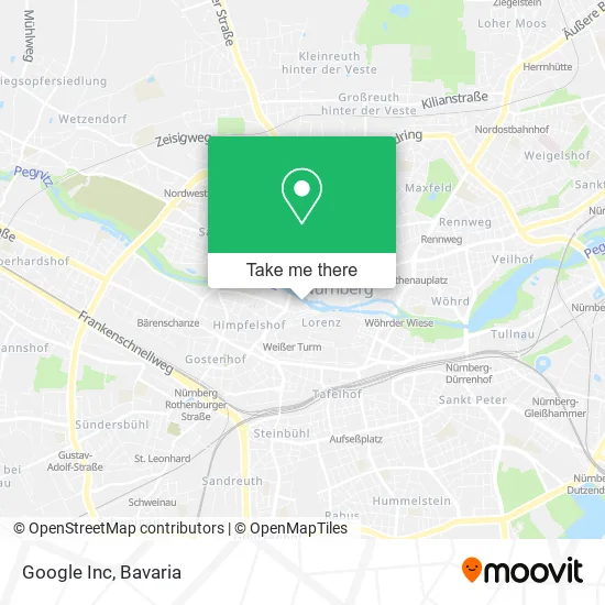 Карта Google Inc