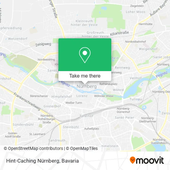 Карта Hint-Caching Nürnberg