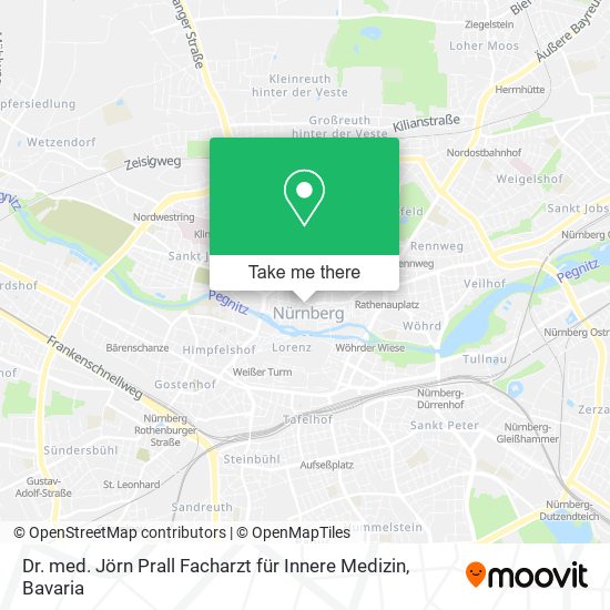 Dr. med. Jörn Prall Facharzt für Innere Medizin map